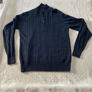 Oscar de la Renta Quarter Zip Sweater (M)